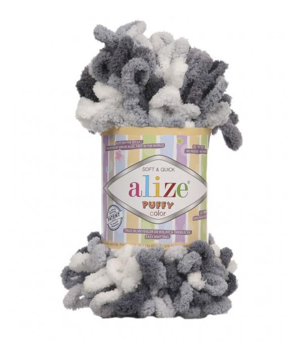MPUFFY-5925 - Δίχρωμο Γκρι-Μαύρο-5925